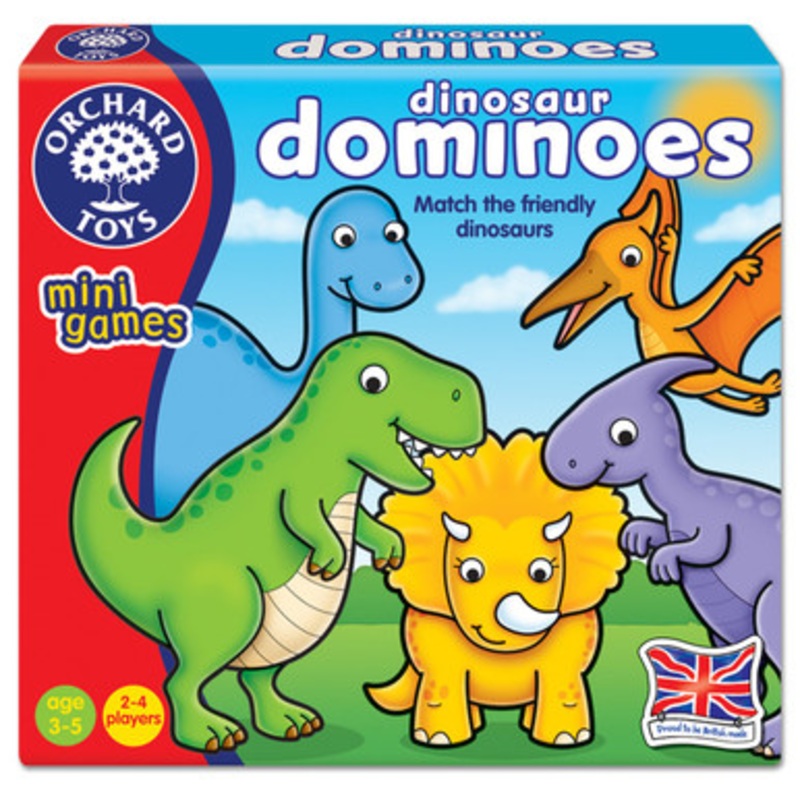 Orchard Toys Mini Game – Dinosaur Dominoes
