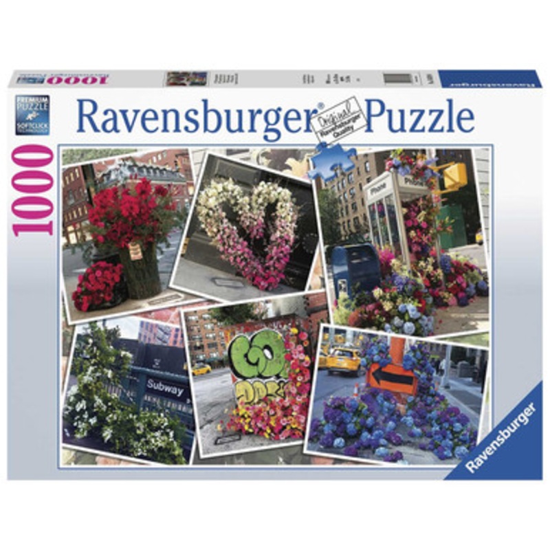 Ravensburger 1000pc – NYC Flower Flash Puzzle