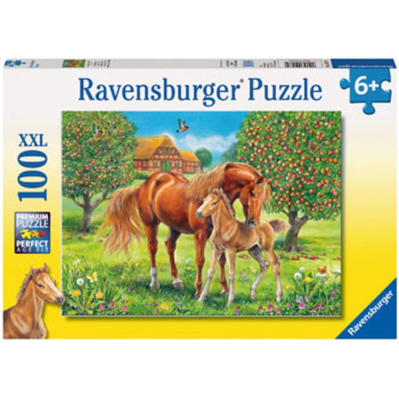 Ravensburger 100pc – Horses in the Field Puzzle