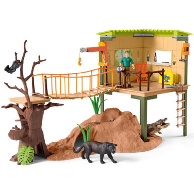 Schleich Wild Life – Ranger Adventure Station **Damaged Packaging**