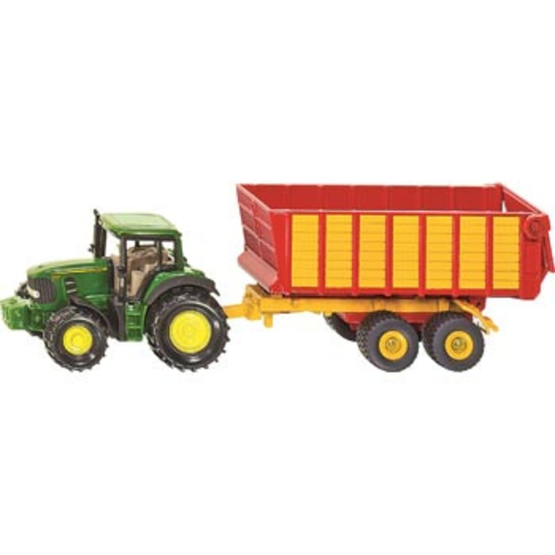 Siku – 1650 – John Deere With Silage Trailer