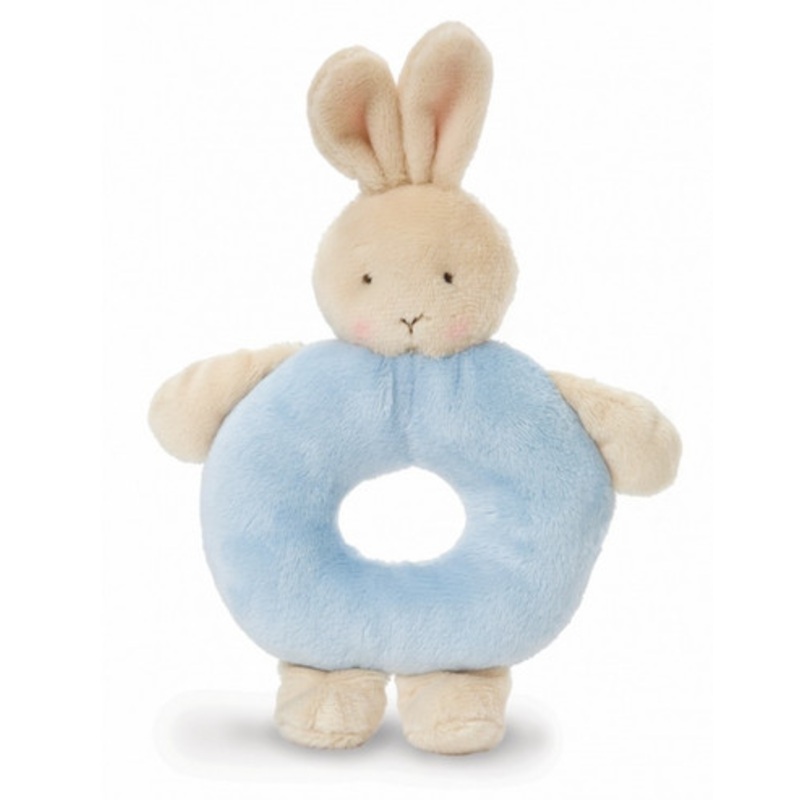 Bunnies By The Bay – Ring Rattle Blue Bunny