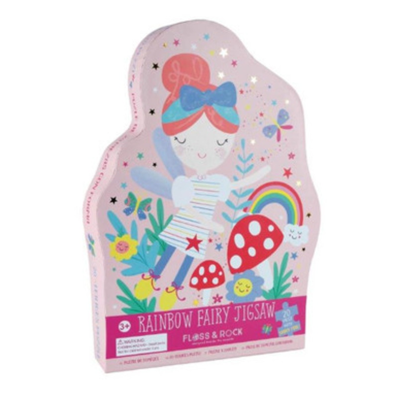 Floss & Rock 20pc – Rainbow Fairy Shaped Puzzle