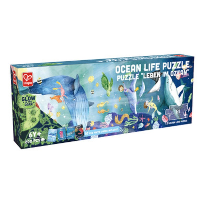 Hape – Ocean Life 200pc Puzzle (1.5m Long)