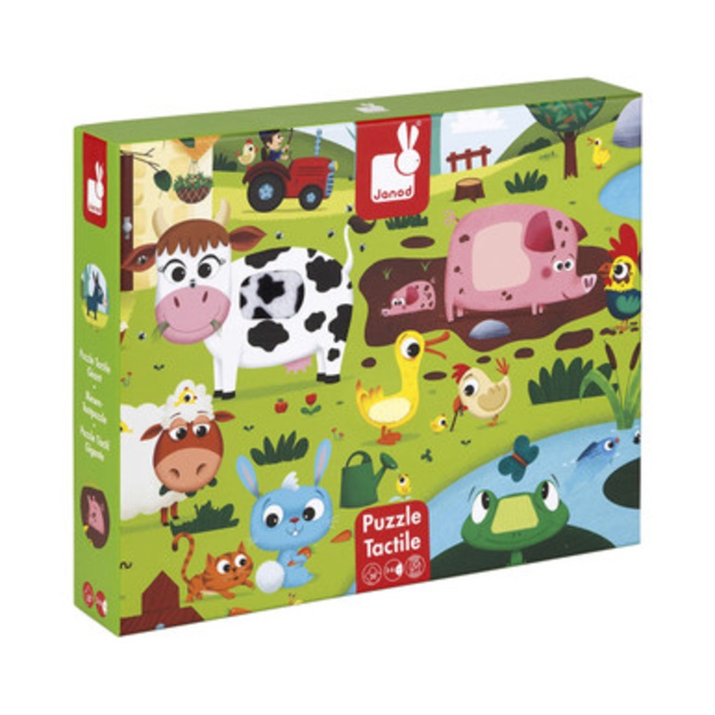 Janod – Farm Tactile Puzzle