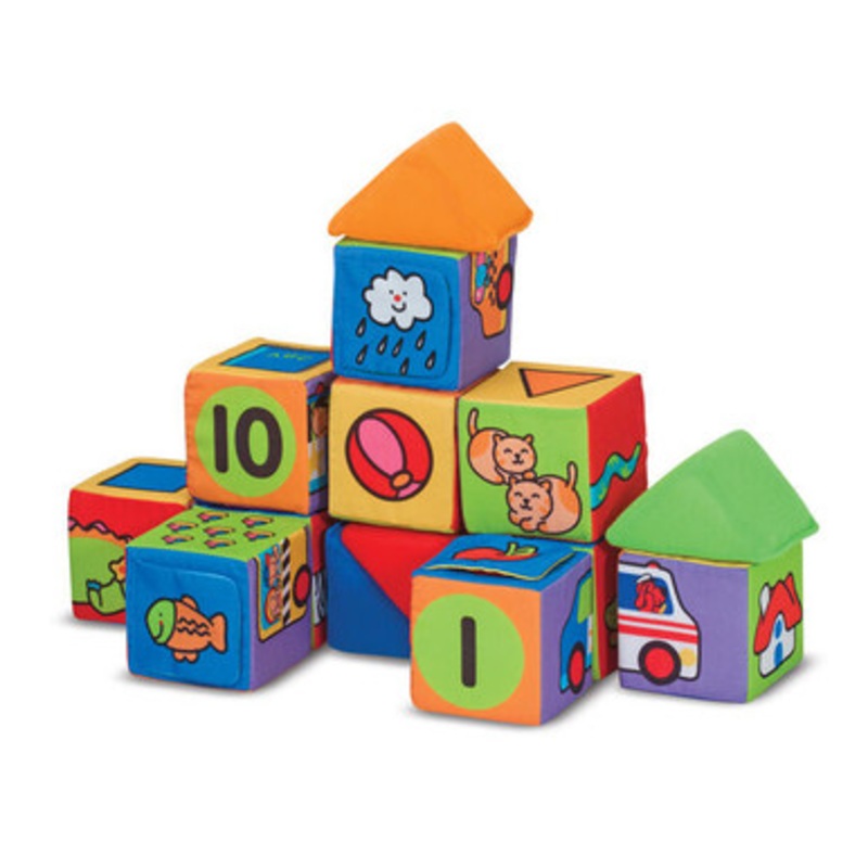 Melissa & Doug – K’s Kids – Match & Build Soft Blocks