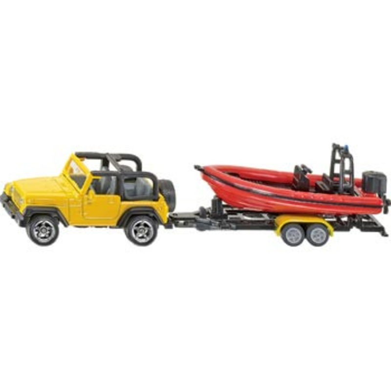 Siku – 1658 – Jeep With Boat