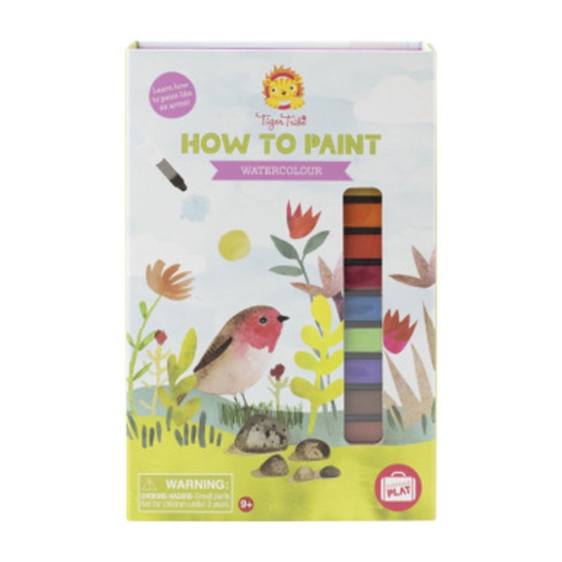 Tiger Tribe How to Paint – Watercolour