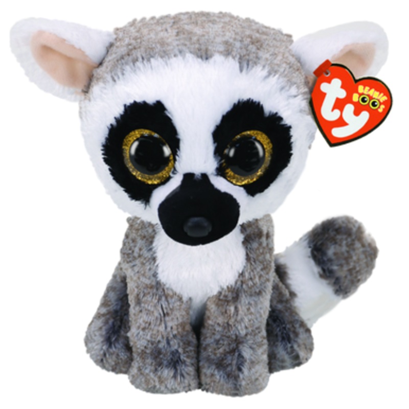 TY Beanie Boos Medium – Linus the Lemur