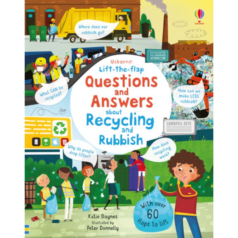 Usborne – Lift-the-Flap Questions and Answers About Recycling & Rubbish
