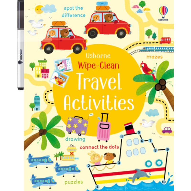 Usborne – Wipe-Clean Travel Activities Book
