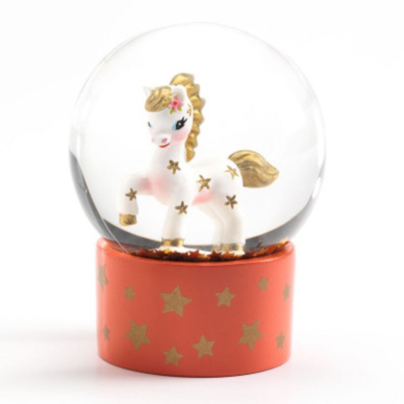 Djeco – So Cute Mini Snow Globe – Pony