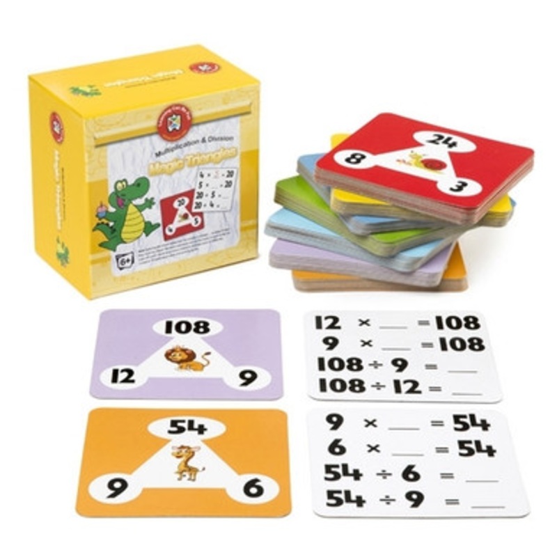 Learning Can Be Fun – Magic Triangles – Multiplication and Division