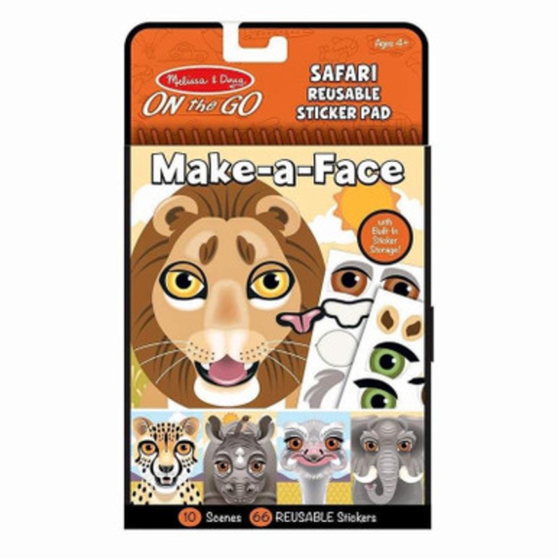 Melissa & Doug – ON the GO – Reusable Stickers – Safari