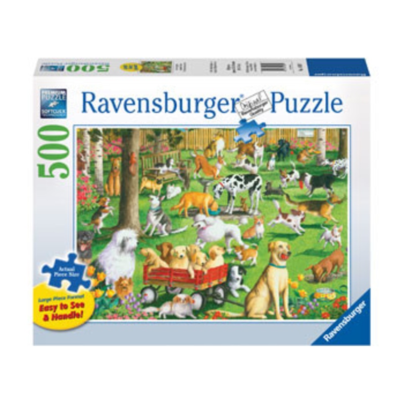 Ravensburger 500pc – At the Dog Park Large Format Puzzle