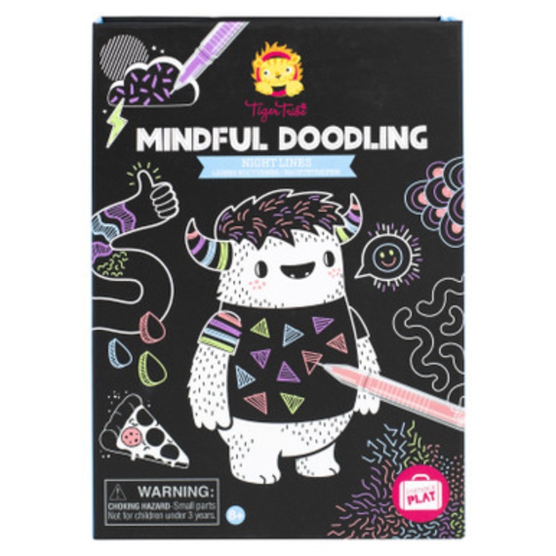 Tiger Tribe Mindful Doodling – Night Lines
