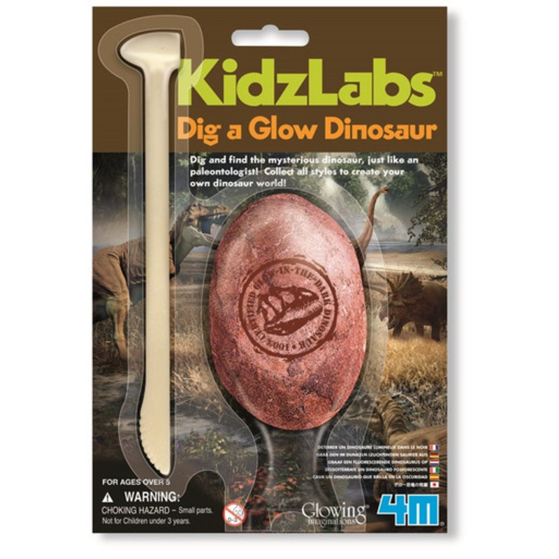 4M – KidzLabs – Dig a Glow Dinosaur (Small)