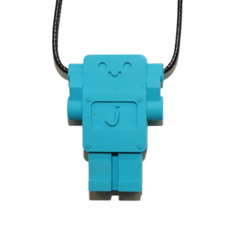 Jellystone Chewelry – Robot Pendant – Blue Hawaiian