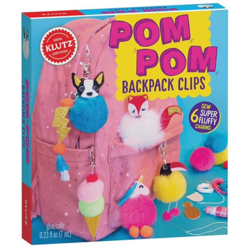 Klutz – Pom-Pom Backpack Clips