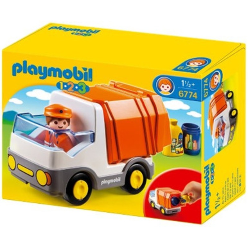Playmobil 1.2.3 Recycling Truck 6774