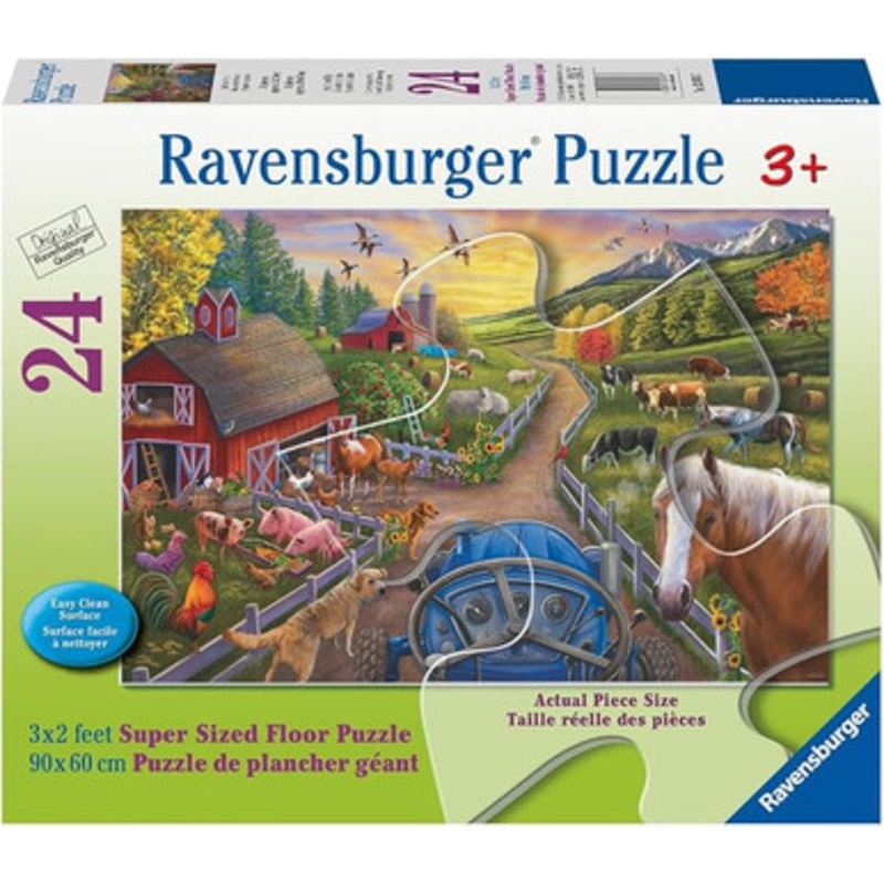 Ravensburger 24pc – My First Farm SuperSize Floor Puzzle