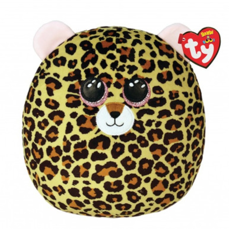 TY Squishy Beanies – Livvie the Leopard Small 25cm